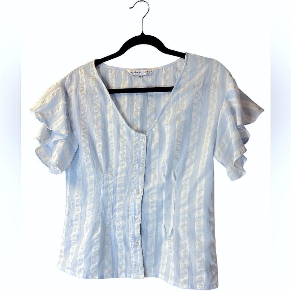 Cupcakes And Cashmere x RTR (Rent‎ The Runway) Womens Brentwood Top Size M